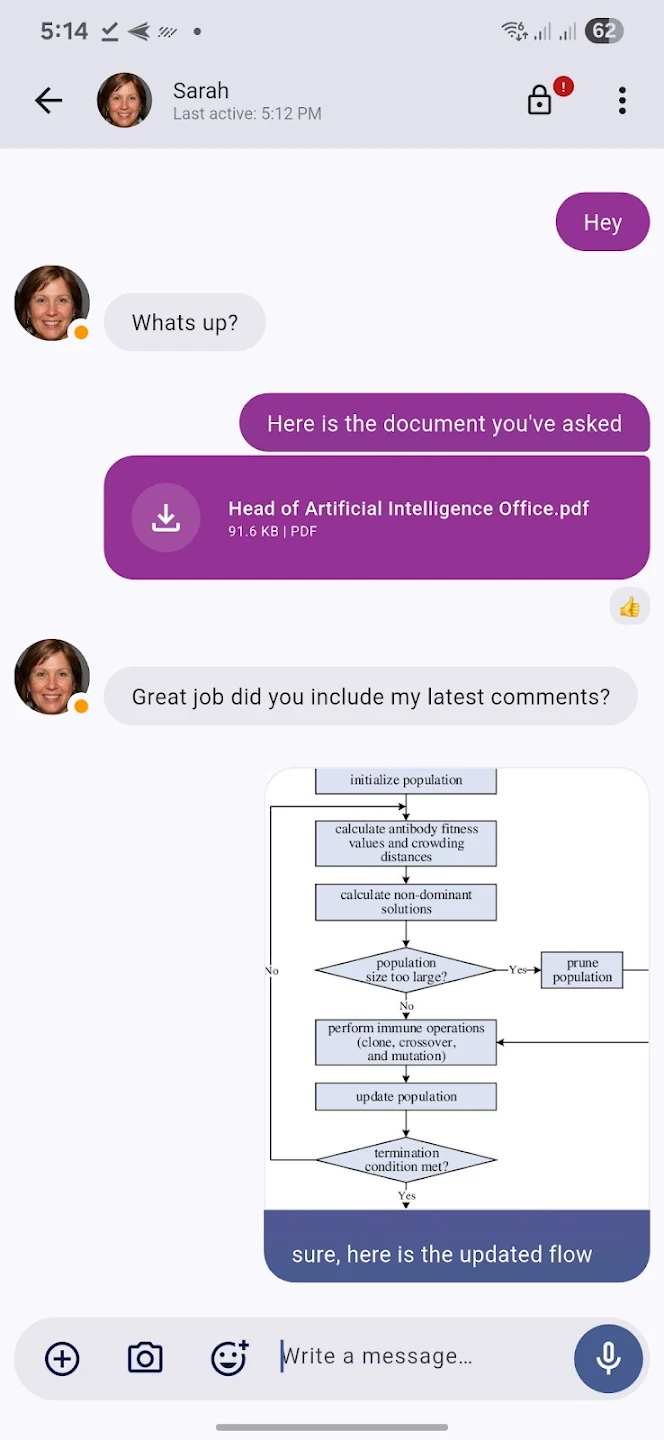 NEXXO Chat — Conversación con multimedia