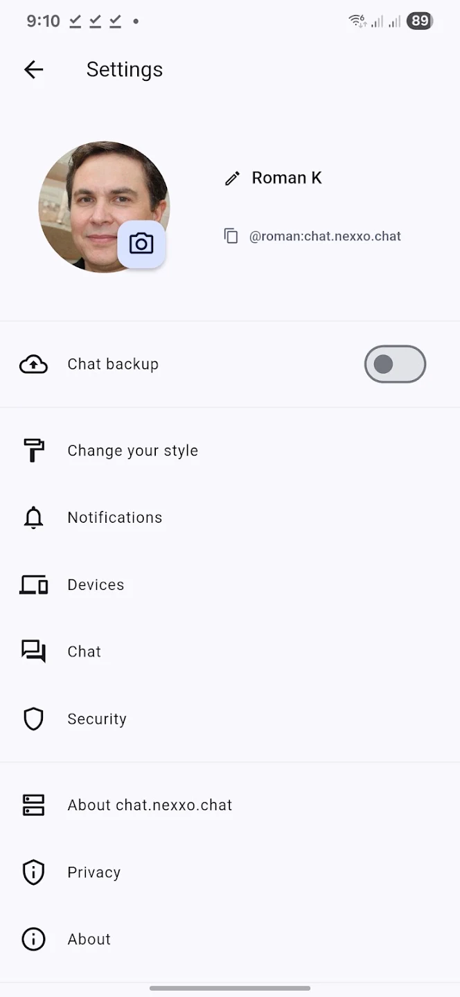 NEXXO Chat — Configuración