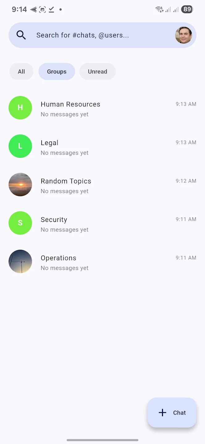 NEXXO Chat — Grupos